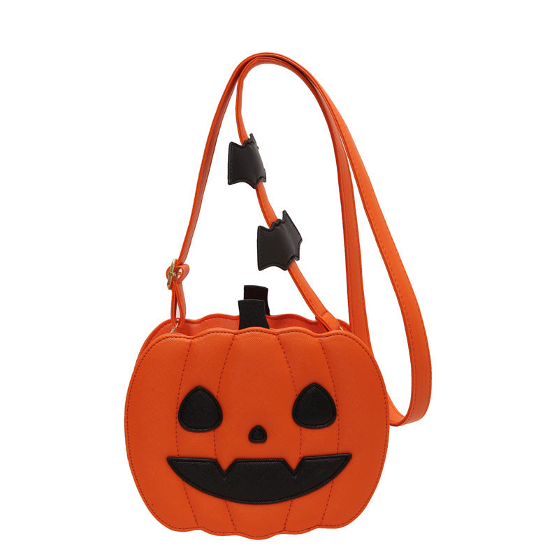 Halloween Funny Pumpkin Cartoon Crossbody Bag