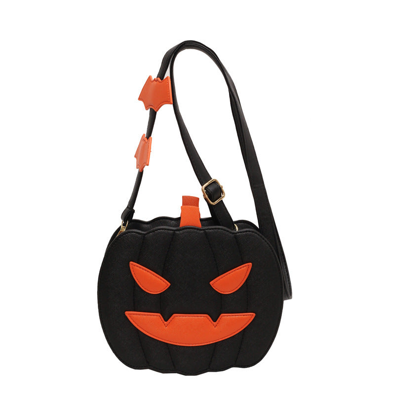 Halloween Funny Pumpkin Cartoon Crossbody Bag