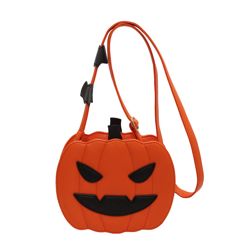 Halloween Funny Pumpkin Cartoon Crossbody Bag