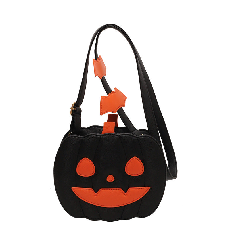 Halloween Funny Pumpkin Cartoon Crossbody Bag